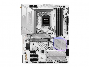  | ASRock Z890 Pro RS WiFi White - Motherboard - ATX - LGA1851-Sockel - Z890 Chipsatz - USB4, USB-C 3.2 Gen 2x2, USB 3.2 Gen 2, USB 3.2 Gen 1 - 2.5 Gigabit LAN, Bluetooth, Wi-Fi 6E - Onboard-Grafik (CPU